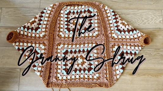 The Perfect Granny Shrug Crochet Pattern and Video Tutorial