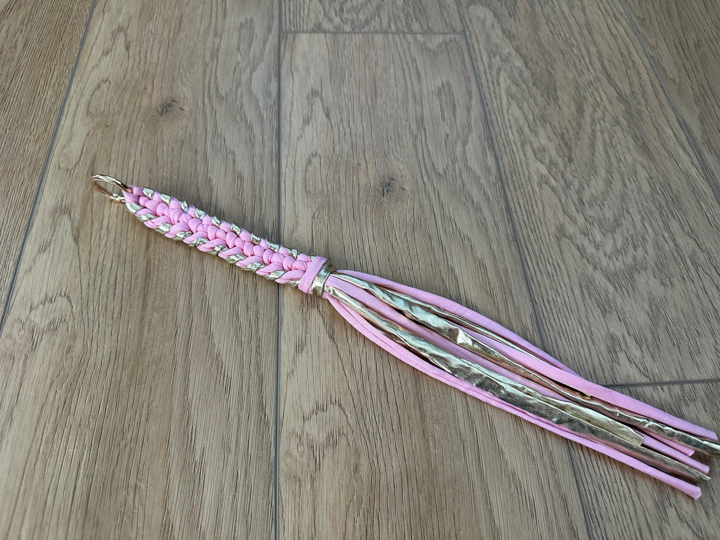 Metallic Wrapped Keychain/Bag Charm