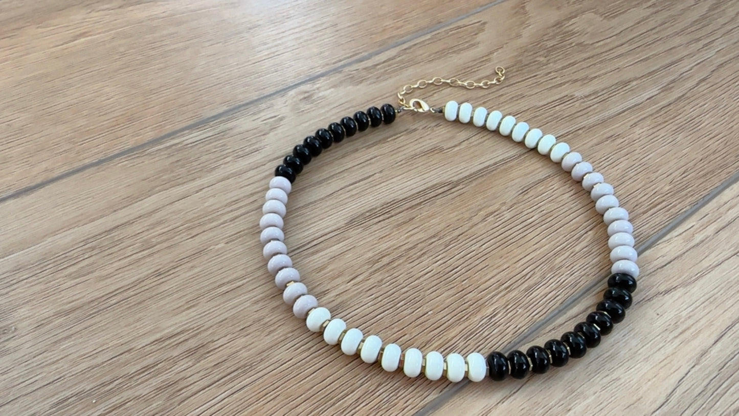 Beaded Necklace- Neutral Mood