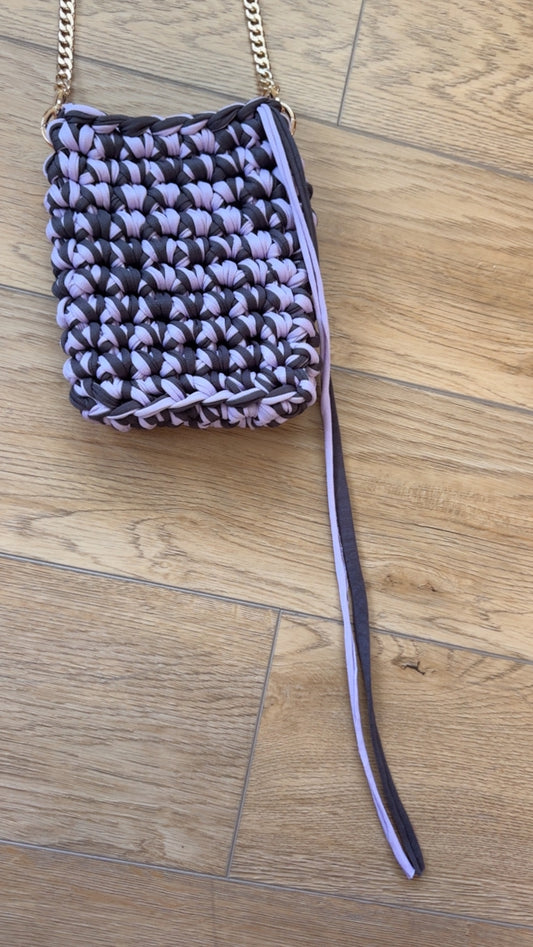 Lavender Haze Crochet Phone Bag