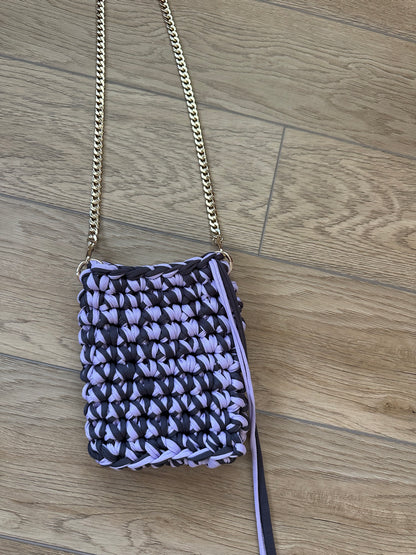 Lavender Haze Crochet Phone Bag