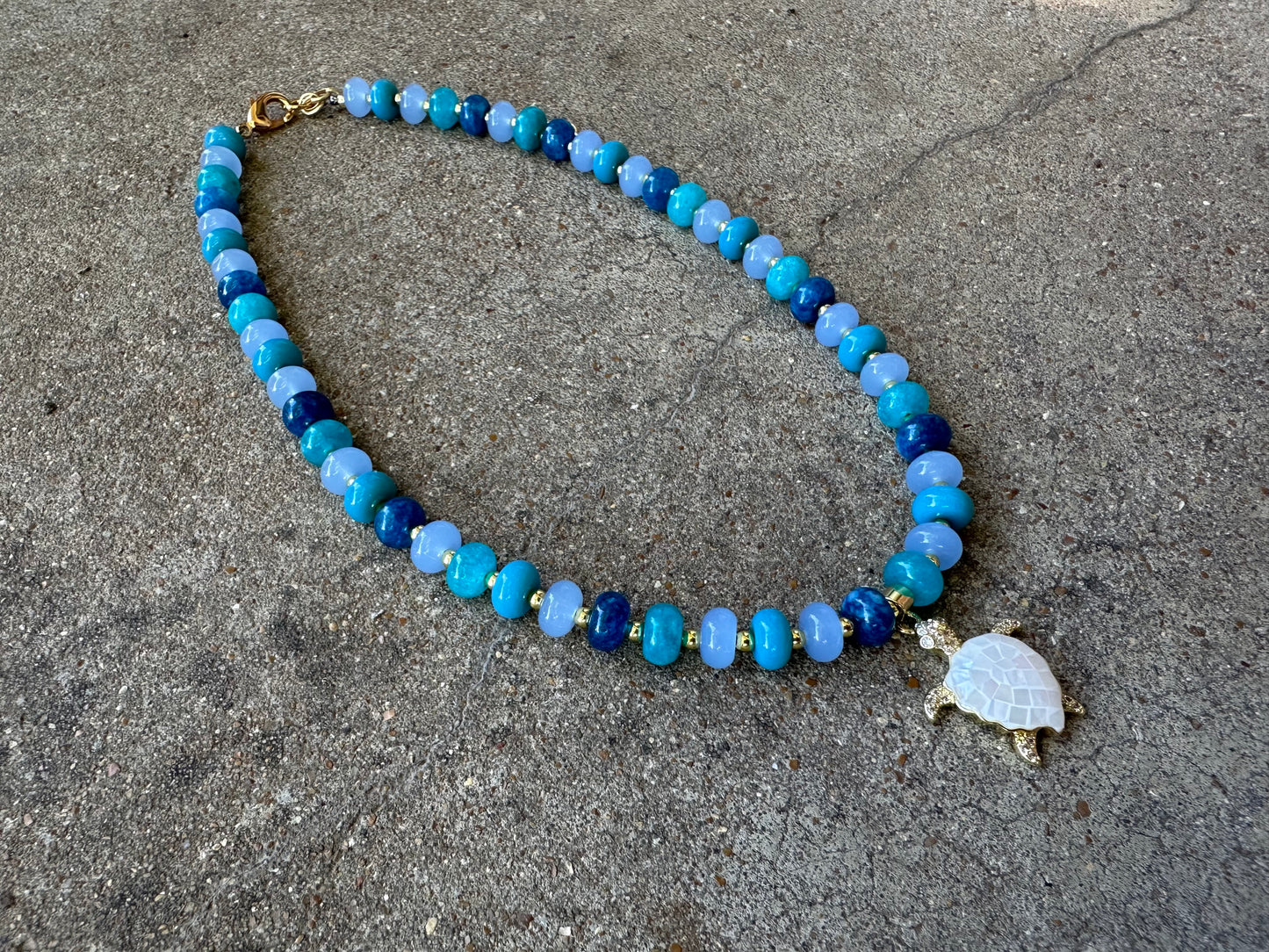 Beaded Necklace-Turtle