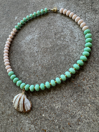 Beaded Necklace-Seashell