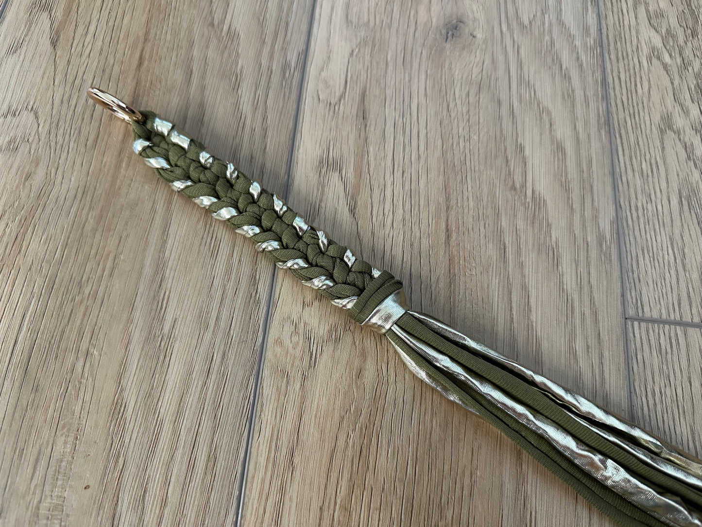 Metallic Wrapped Keychain/Bag Charm