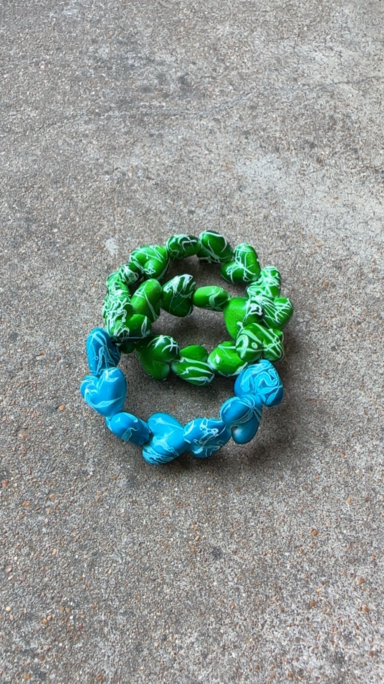 Splatter Heart Bracelet