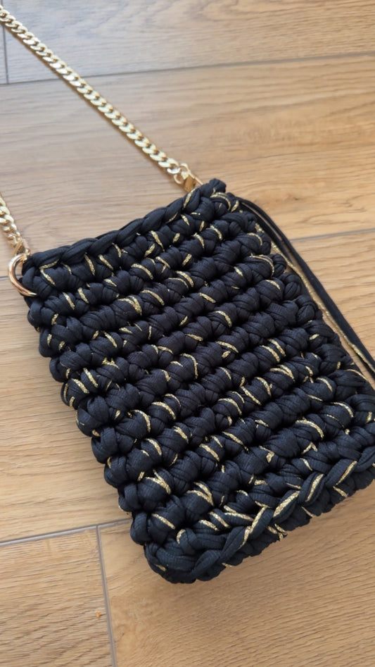 Jet Set Crochet Phone Bag