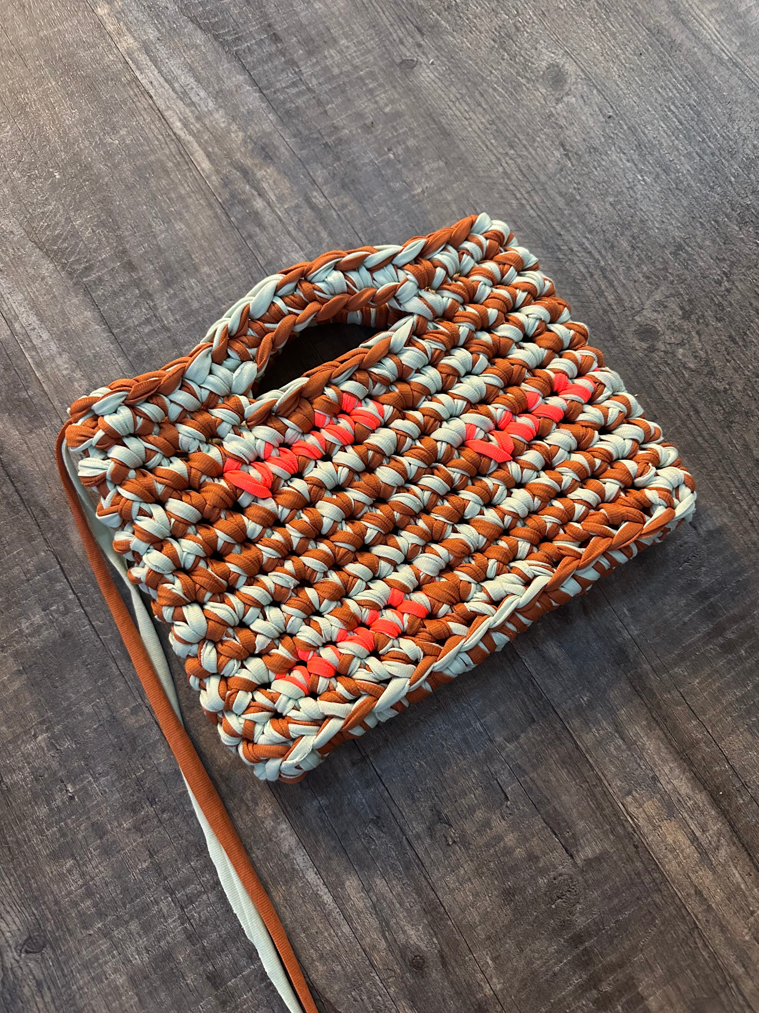 Copper, Mint and Coral bag!