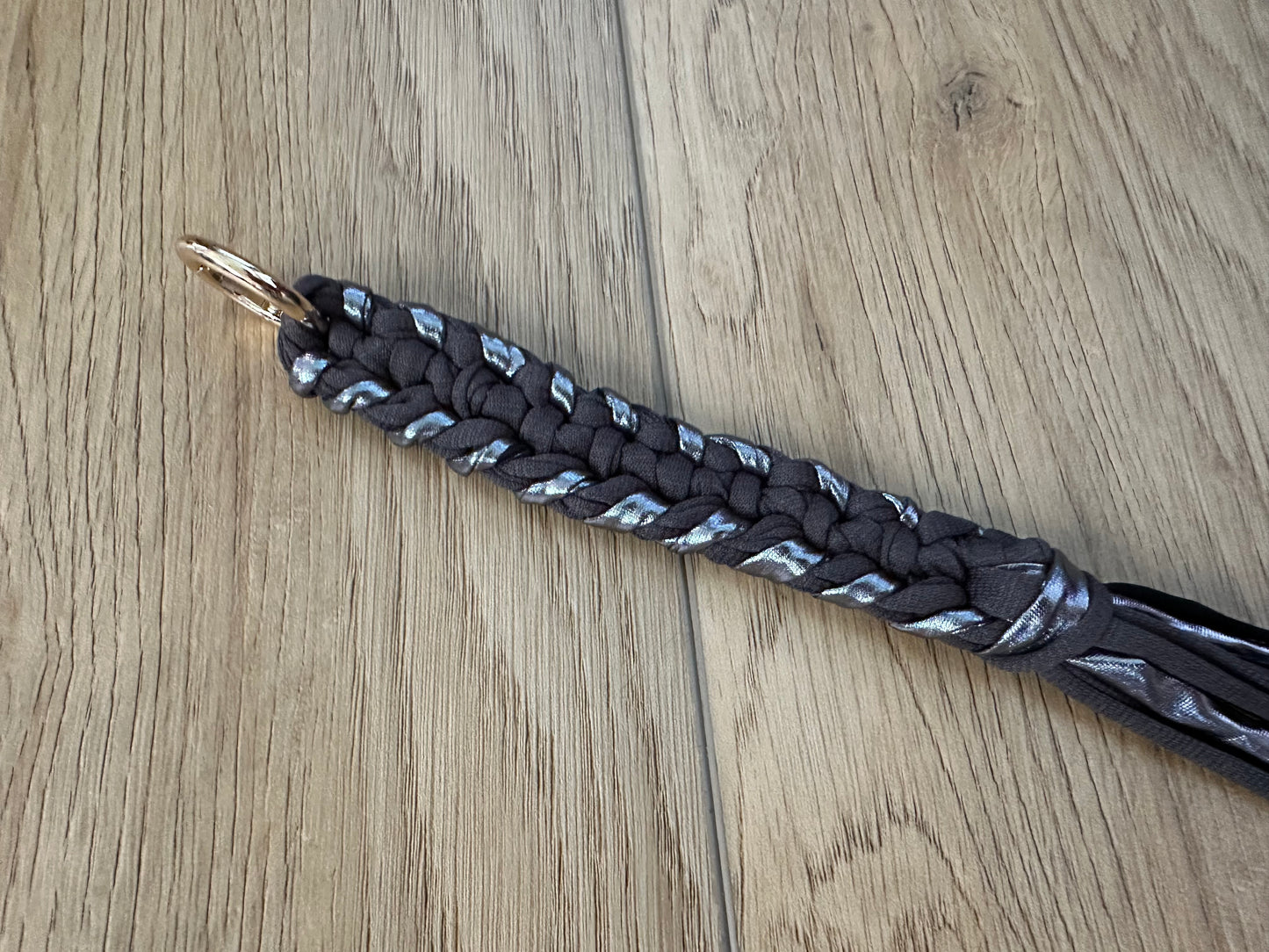 Metallic Wrapped Keychain/Bag Charm