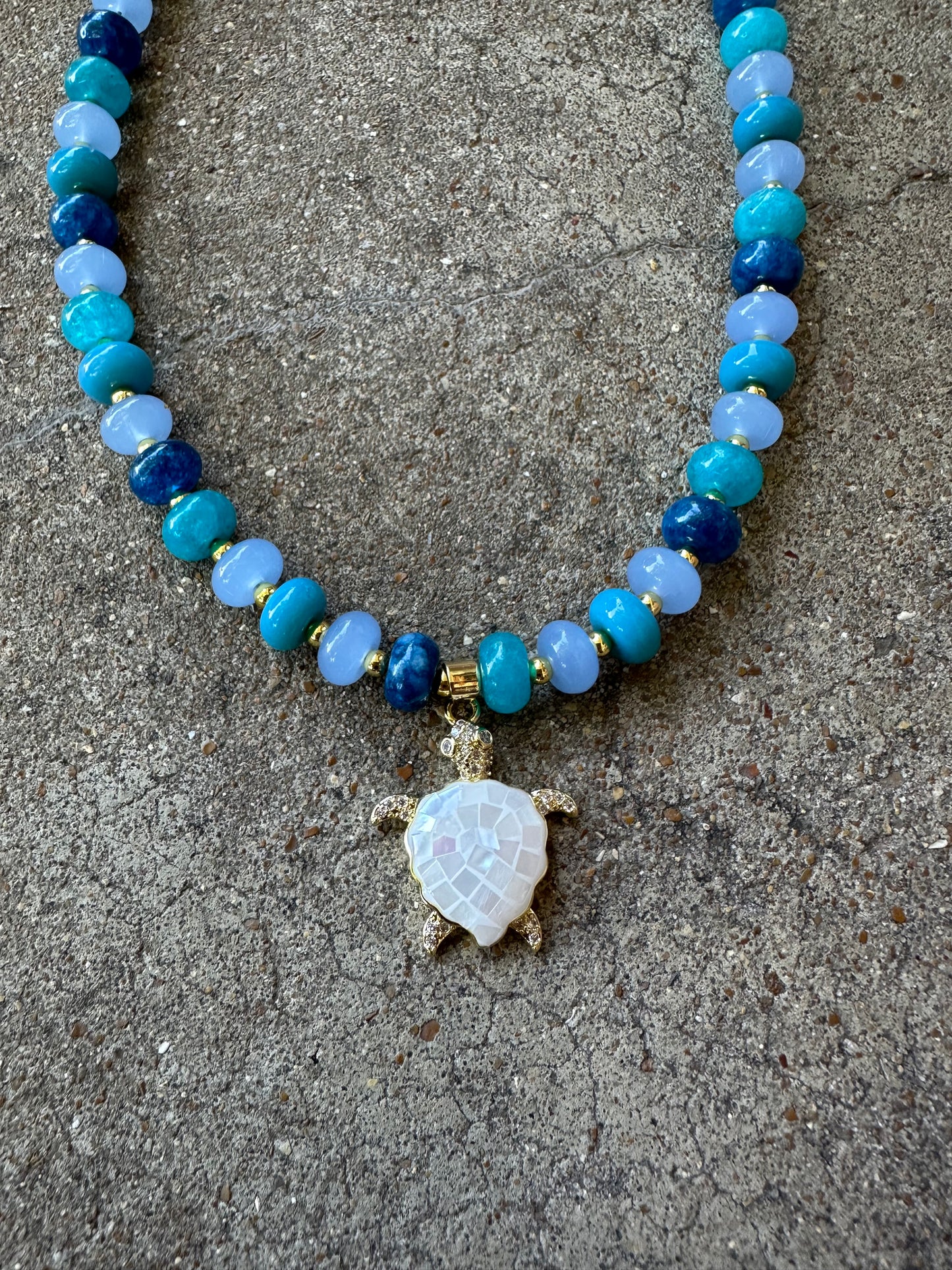 Beaded Necklace-Turtle