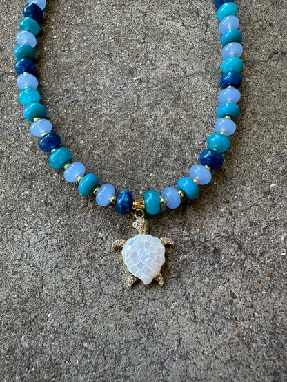 Beaded Necklace-Turtle