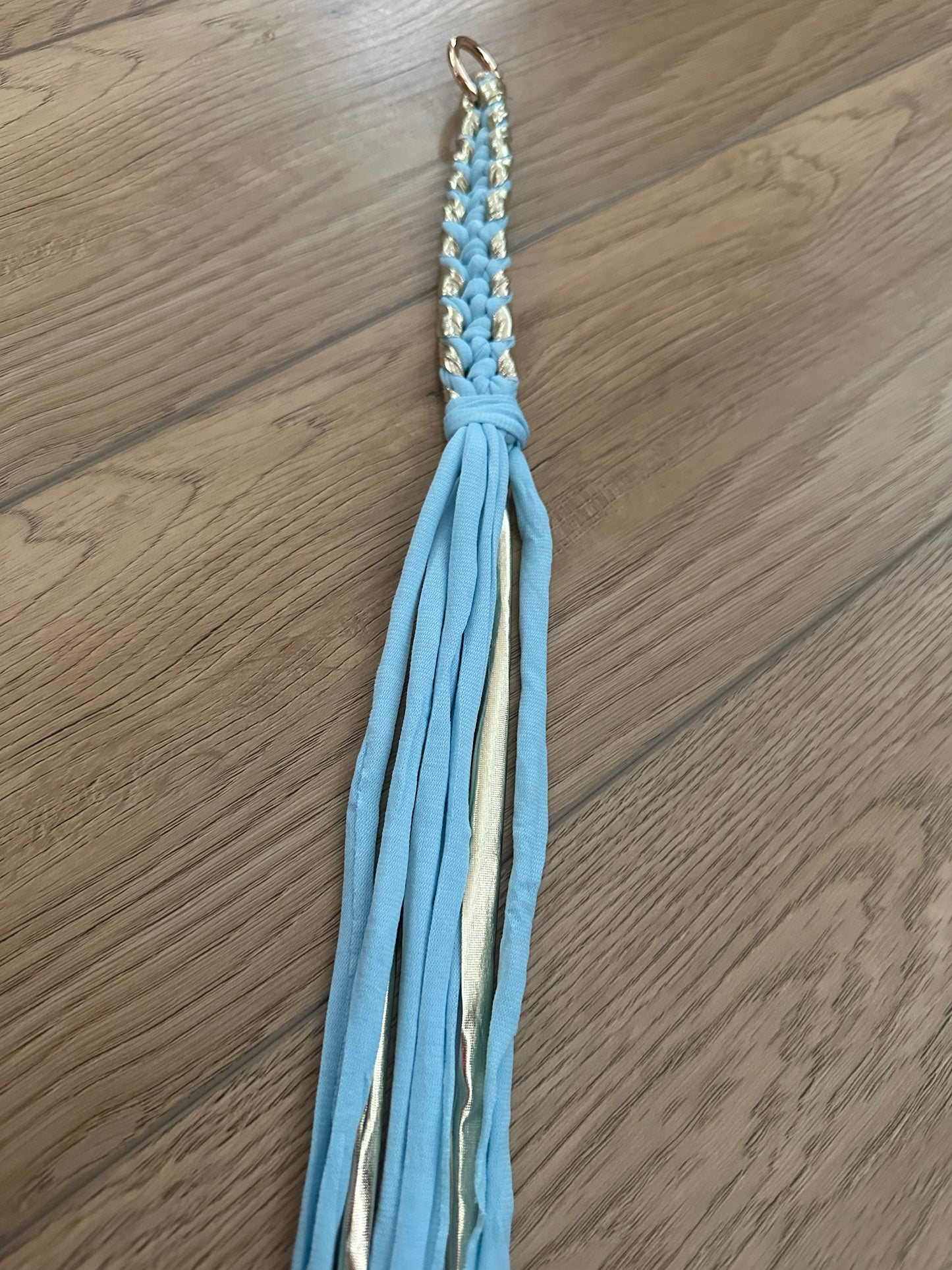Metallic Wrapped Keychain/Bag Charm