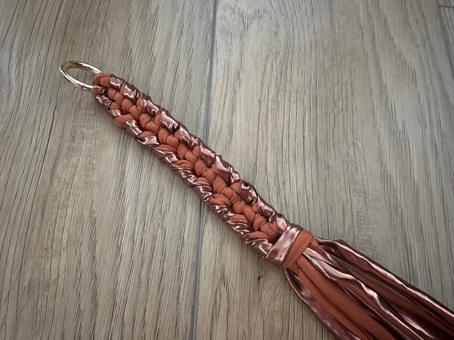 Metallic Wrapped Keychain/Bag Charm