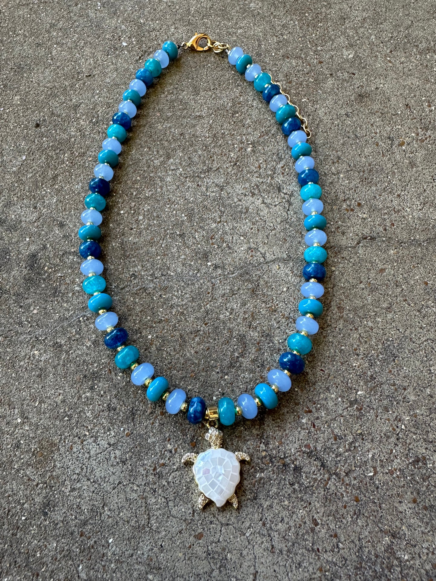 Beaded Necklace-Turtle