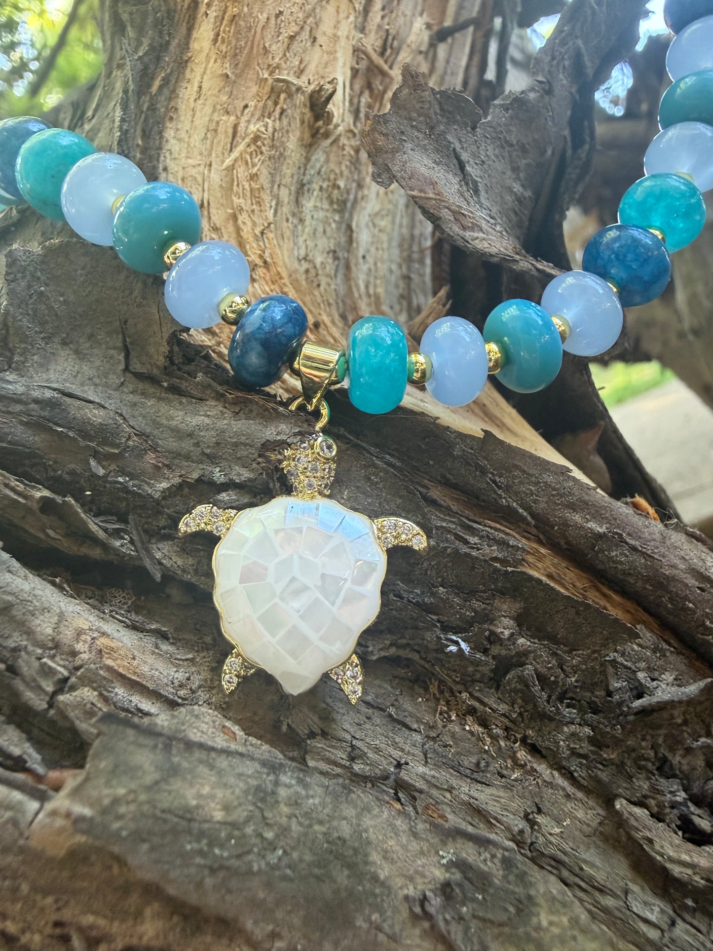 Beaded Necklace-Turtle