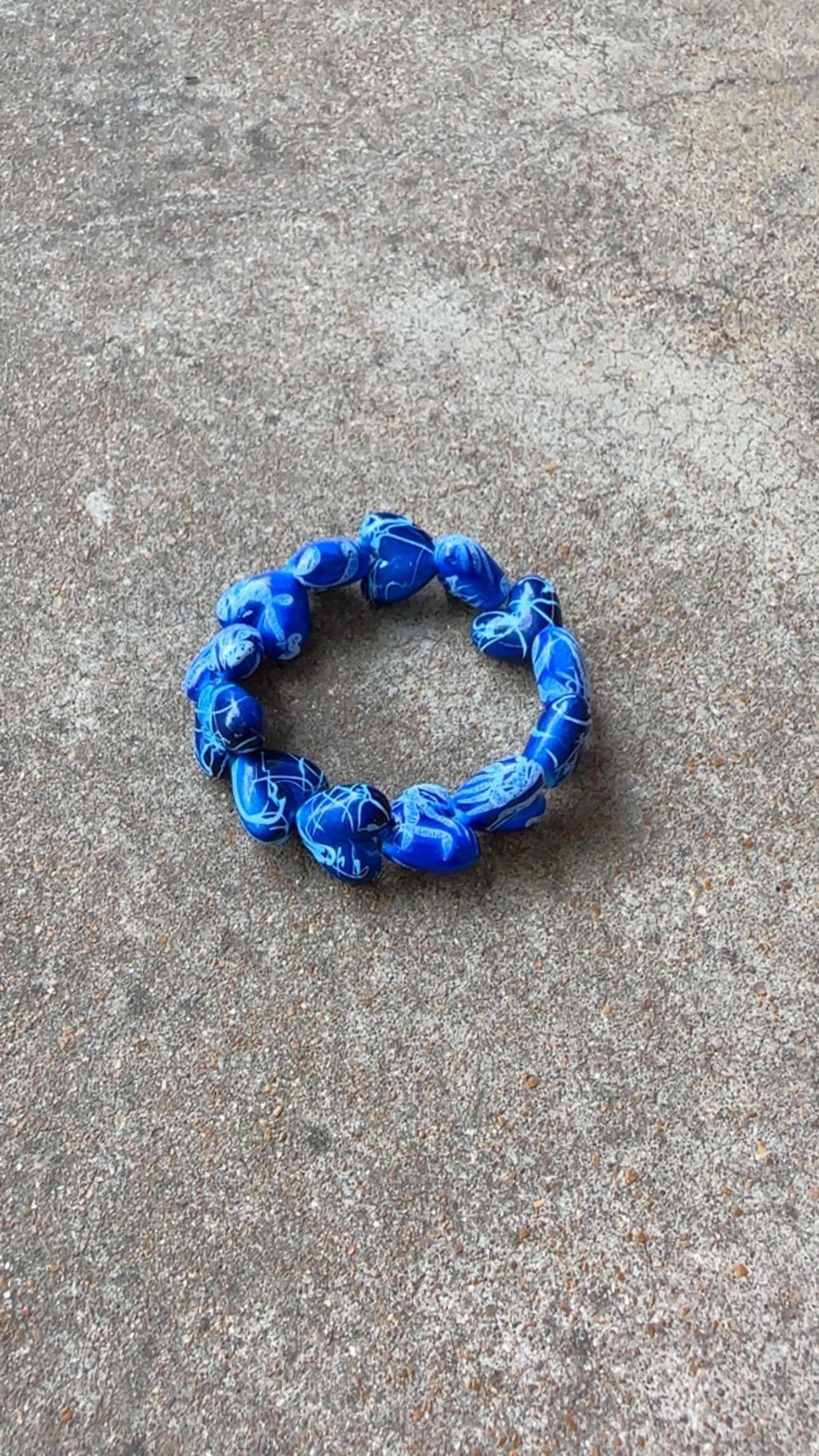 Splatter Heart Bracelet