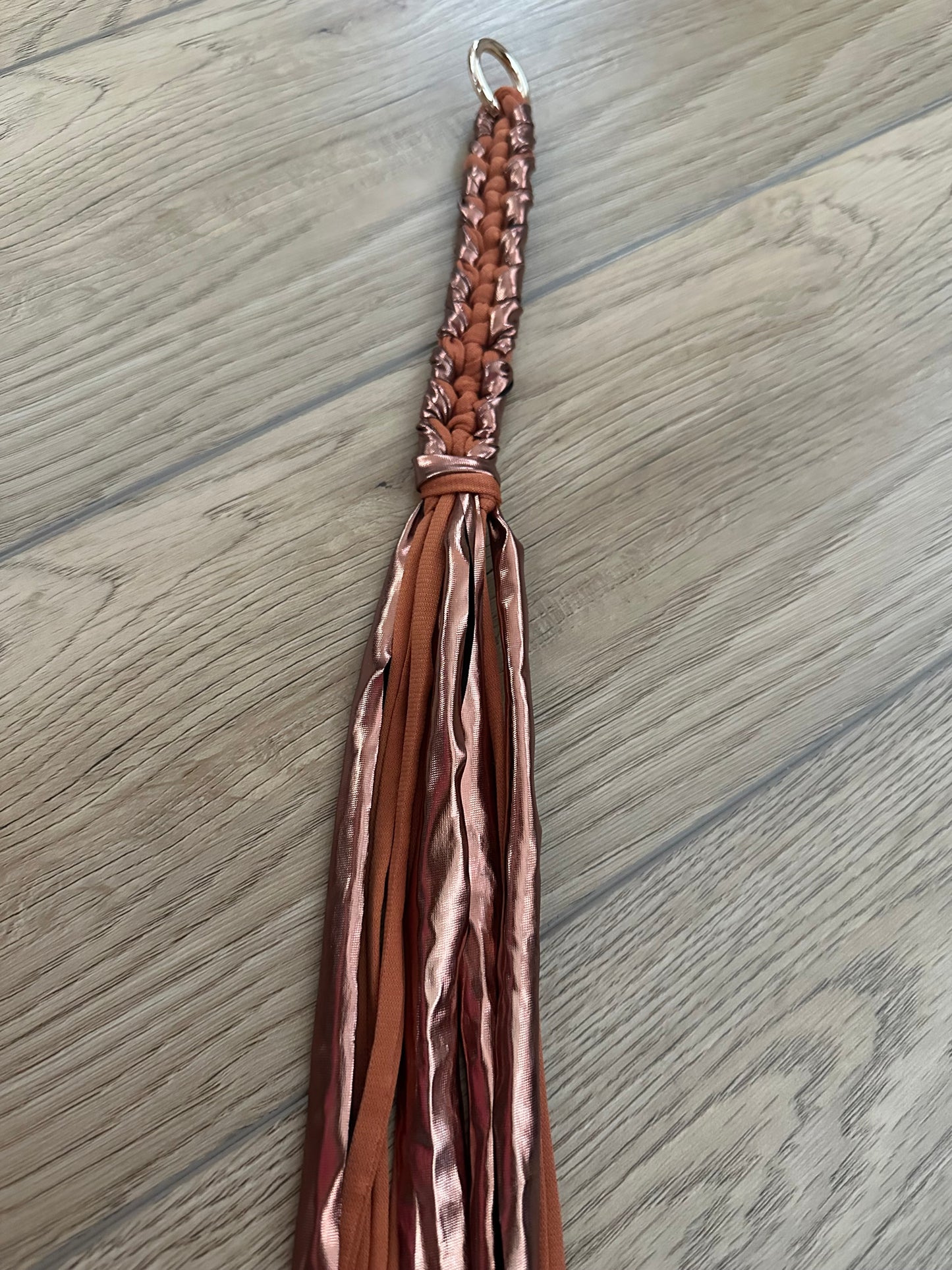 Metallic Wrapped Keychain/Bag Charm