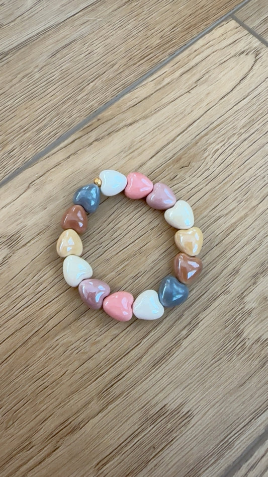 Heart Bracelet – Neutral Mix