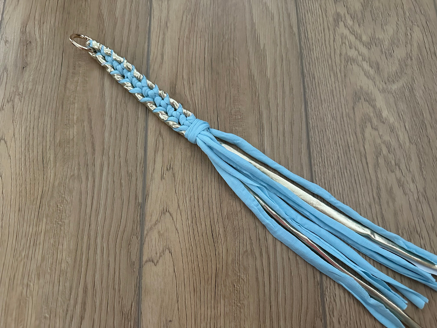 Metallic Wrapped Keychain/Bag Charm