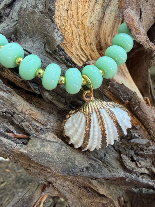Beaded Necklace-Seashell